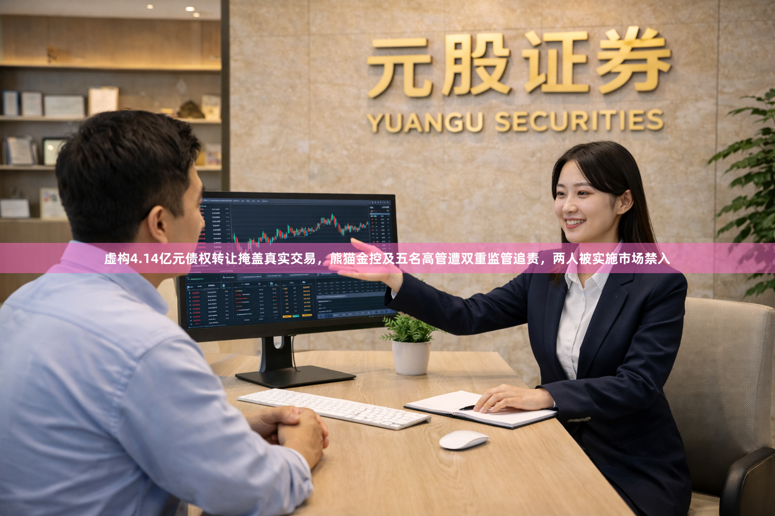 虚构4.14亿元债权转让掩盖真实交易，熊猫金控及五名高管遭双重监管追责，两人被实施市场禁入