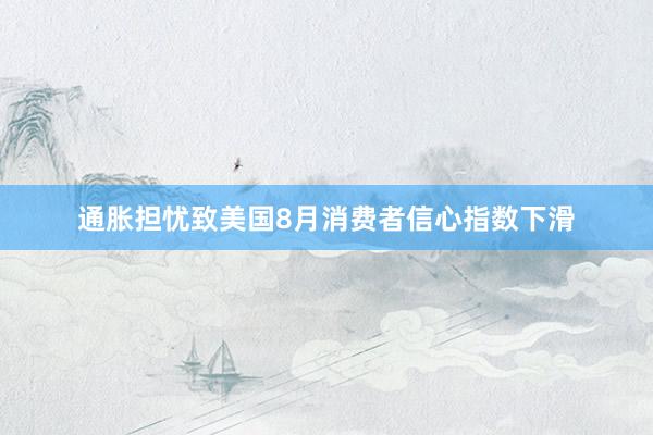 通胀担忧致美国8月消费者信心指数下滑